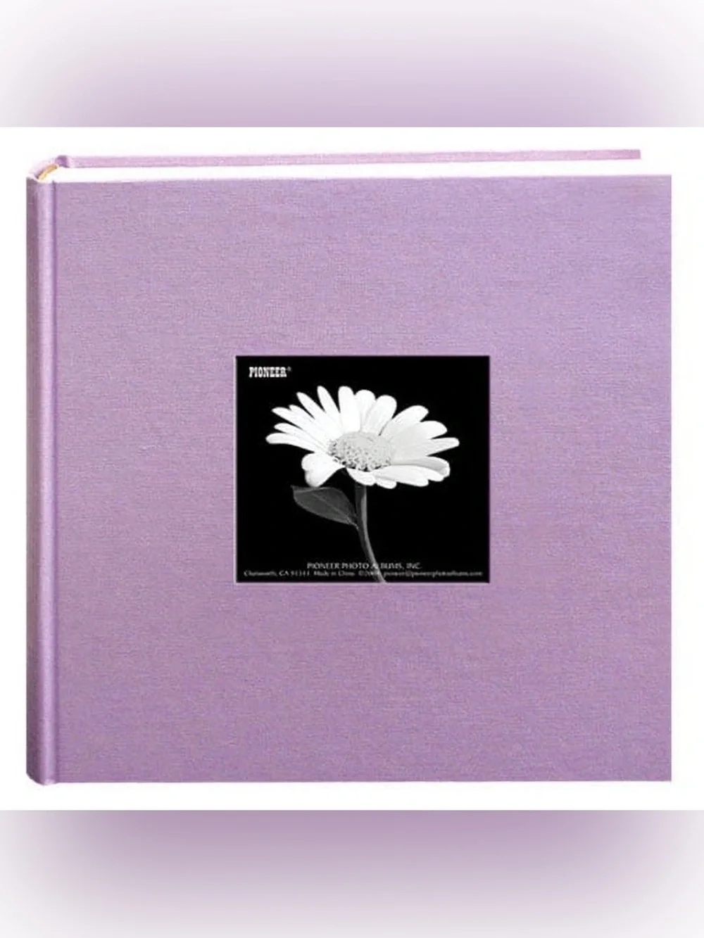 PIONEER Cloth Photo Album for 4x6 Photos - Lavender - NIP